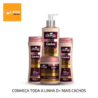 Imagem de Desalfy Shampoo Linha D+ Mais Cachos 300ml