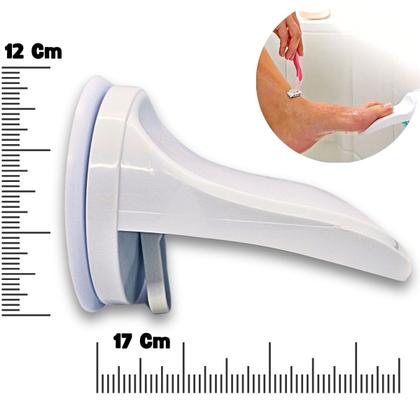 Imagem de Descanso Apoio de Pé Banho Depilação com Ventosa Reforçada