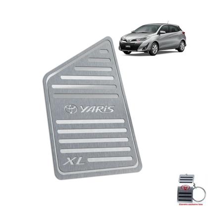 Imagem de Descanso De Pé Aço Inox Toyota Yaris XL 2019-2022 Prata