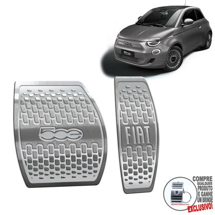 Imagem de Descanso + Pedaleira Automático Inox Fiat 500E 2021 2022/