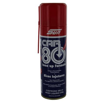 Imagem de Descarbonizante limpeza bico injetores carburador tbi componentes car 80 300 ml sun