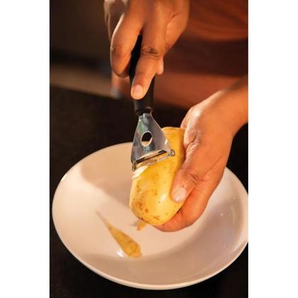 Imagem de Descascador De Alimentos Aço Inox Resistente 8691 Mor