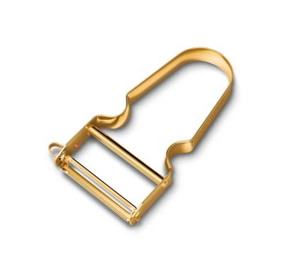 Imagem de Descascador de frutas e vegetais Victorinox REX banhado a ouro