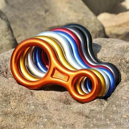 Imagem de Descensor De Escalada Em Alumínio Em Forma De 8, Dispositivo De Segurança Para Escalada, Equipamento