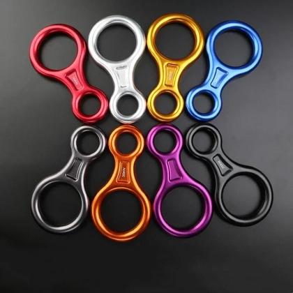 Imagem de Descensor De Escalada Em Alumínio Em Forma De 8, Dispositivo De Segurança Para Escalada, Equipamento