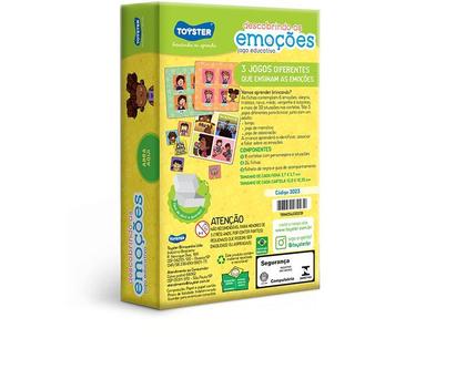 Imagem de Descobrindo As Emoções jogo 3 em 1 ( bingo, jogo de memória e jogo de associação) Toyster