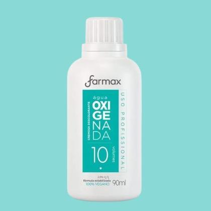 Imagem de Descolorante Água Oxigenada Cremosa 10 Volumes 90Ml - Farmax