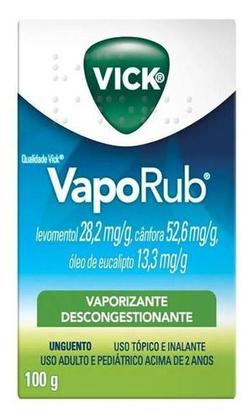 Imagem de Descongestionante Vick Vaporub Pomada 100g