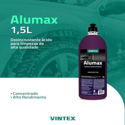 Imagem de Descontaminante ferroso alumax 1,5l vonixx limpeza de rodas e partes metálicas alta performance
