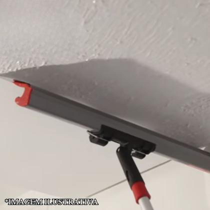 Imagem de Desempenadeira Aço Inox 25cm + Refil Lâmina Ferro Atlas Massa Corrida Cimento Queimado Tipo Berox