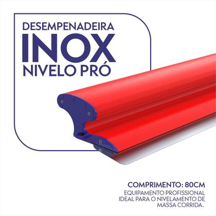 Imagem de Desempenadeira Aço Inox com Lâmina Flexível Lisa Para Massa Corrida Tamanhos