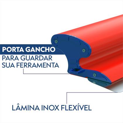 Imagem de Desempenadeira Aço Inox com Lâmina Flexível Lisa Para Massa Corrida Tamanhos