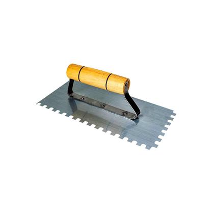 Imagem de Desempenadeira Dentada em Aço Carbono Cimento Reboco 25x12cm