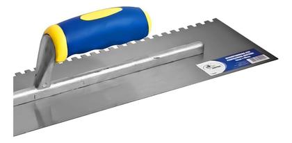 Imagem de Desempenadeira Grande 48 X 12cm Aço Dentada 6mm Profissional