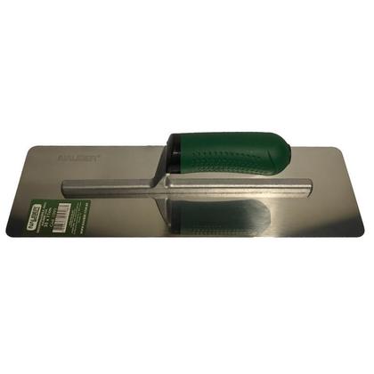 Imagem de Desempenadeira inox lisa lisa 35cm x 11cm nauber massa efeito decorativo reforma pintura imobiliária