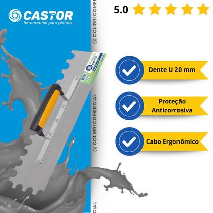 Imagem de Desempenadeira Prática Aço Dente U 10X35
