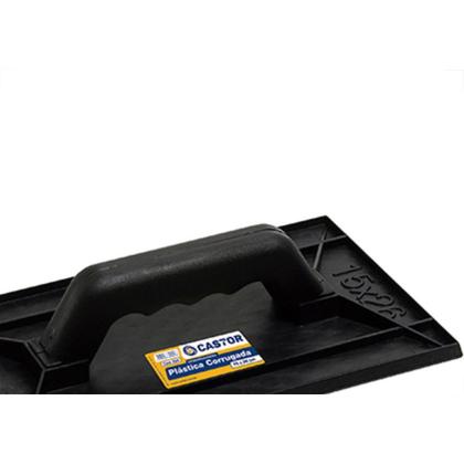 Imagem de Desempenadeira Pvc Castor Pr Corrugada 15X26 024