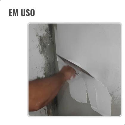 Imagem de Desempenadeira Tigre Aço Inox Cabo Aberto -25cm Para Massas E Texturas