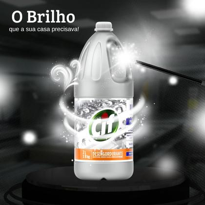 Imagem de Desengordurante Cif 2L Galão Ação 10 Segundos Inox Alumínio 4x Poder Limpeza Gordura Graxa Sem Perfume