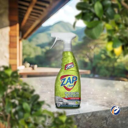 Imagem de Desengordurante Pulverizador Limão 500ml Zap Clean