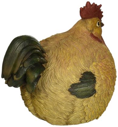 Imagem de Desenho da estátua Toscano Roly-Poly Ball of Chicken Multicolor