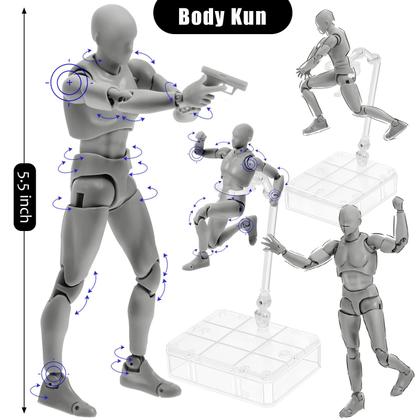 Imagem de Desenho de figuras de ação Yookeer Body Kun e Body Chan Dx Set