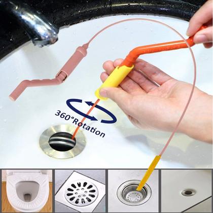 Imagem de Desentupidor Flexível Para Ralo Pia Cozinha Banheiro 63cm