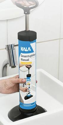 Imagem de Desentupidor manual para ralo vaso pia tipo bomba - kala