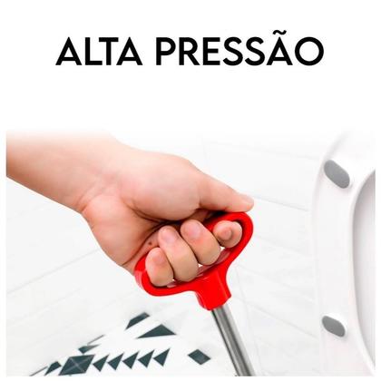 Imagem de Desentupidor Manual Vaso Pia Ralo Cano Bomba de Sucção 150mm