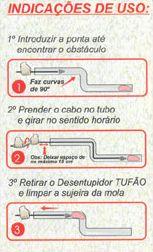Imagem de Desentupidor Profissional Manual De Canos, Calhas E Esgoto 15m Tufao Iii Em Aço
