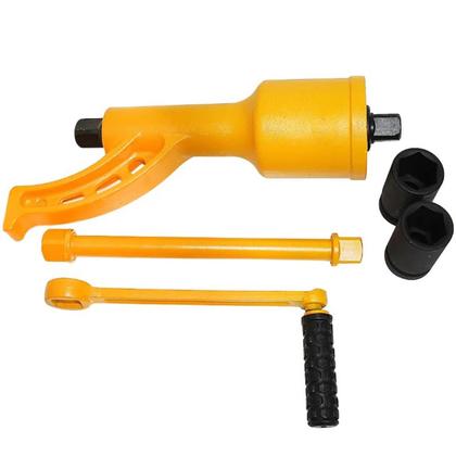 Imagem de Desforcímetro Torqueador Manual 780 Kgf Potente com Maleta e 2 Soquetes 32 e 33 mm Rotta 376 500201