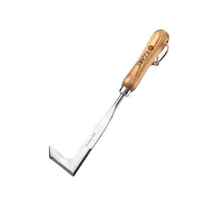 Imagem de Desherbador Manual De Aço Inoxidável Com Cabo De Faia Para Jardinagem Em Jardins E Gramados