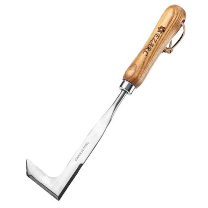Imagem de Desherbador Manual De Aço Inoxidável Com Cabo De Faia Para Jardinagem Em Jardins E Gramados