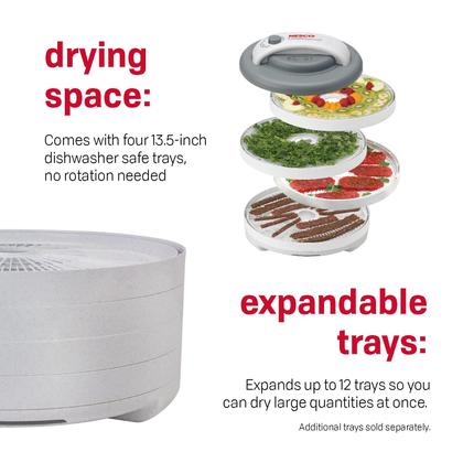 Imagem de Desidratador de alimentos Nesco FD-60 Snackmaster Express 4 bandejas