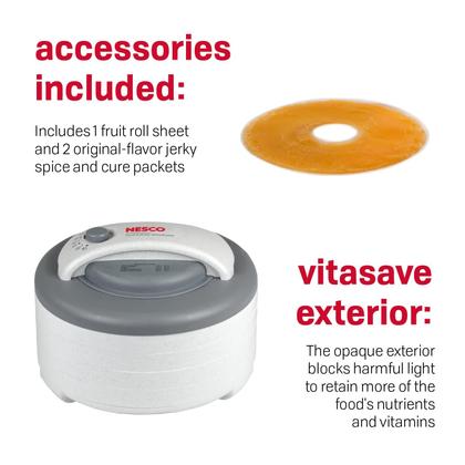 Imagem de Desidratador de alimentos Nesco FD-60 Snackmaster Express 4 bandejas
