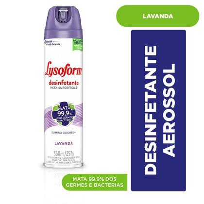 Imagem de Desifetante LYSOFORM Aerosol Lavanda 360ml