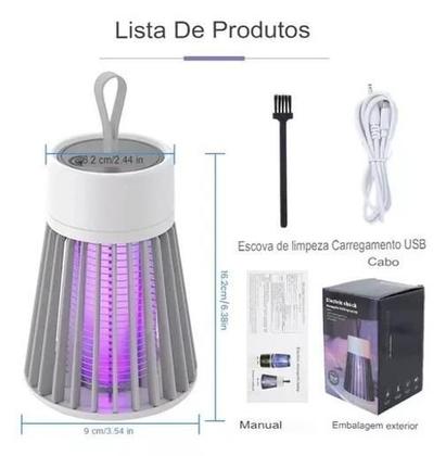 Imagem de Design Elegante: Luminária Mata Mosquito Armadilha Eletrica