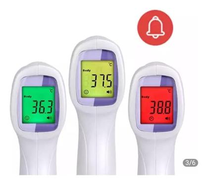 Imagem de Design Ergonômico Fácil de Usar Testa Medição à Distância Termômetro Digital Infravermelho