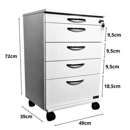 Imagem de Design Para Franquias - Mesa De Apoio Para Clínicas C/ Chave