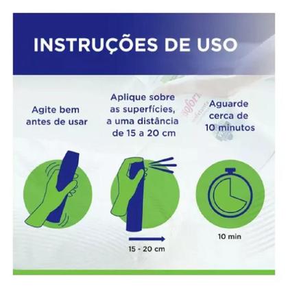Imagem de Desinfetante Aerossol Lysoform Original 360ml Indicado para superfícies com Fácil Aplicação