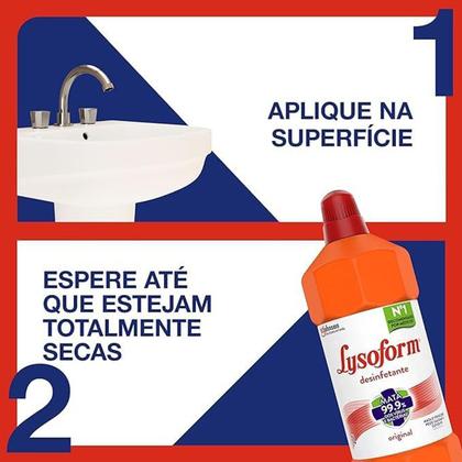 Imagem de Desinfetante Bactericida Bruto Original 1Lt Lysoform