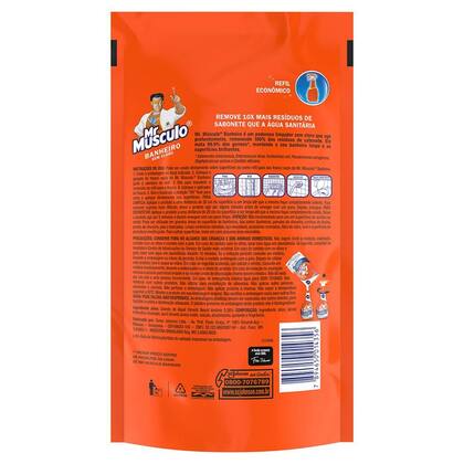 Imagem de Desinfetante Banheiro Mr Músculo Sachê 400ml Refil Econômico