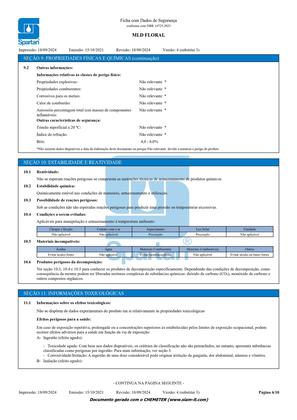 Imagem de Desinfetante Concentrado Spartan MLD Floral 5L
