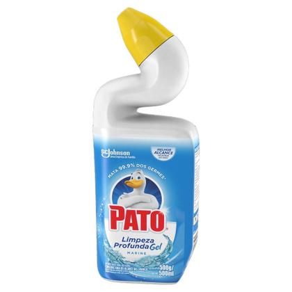 Imagem de Desinfetante Gel Uso Geral Marine Pato Limpeza Profunda Squeeze 500ml