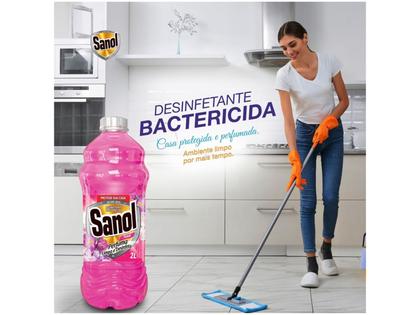 Imagem de Desinfetante Líquido Sanol 2001 Concentrado Floral 2L