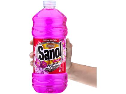 Imagem de Desinfetante Líquido Sanol 2001 Concentrado Floral 2L