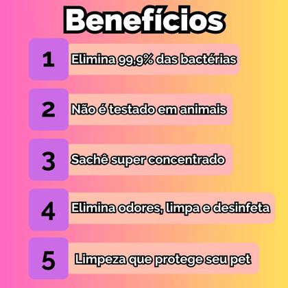 Imagem de Desinfetante Para Uso Geral Sachê Super Concentrado C1 Pro