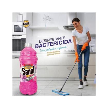 Imagem de Desinfetante Sanol Floral Bactericida Uso Geral 2 litros