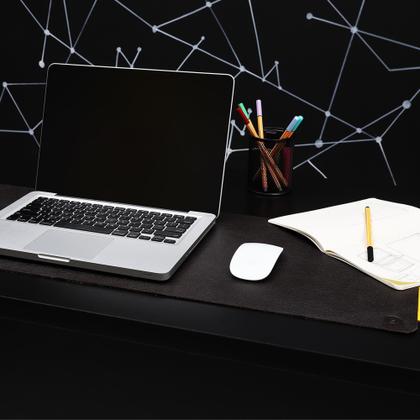 Deskpad 90X30 De Couro Legítimo Sem Costura Couro50 - Mouse Pad ...