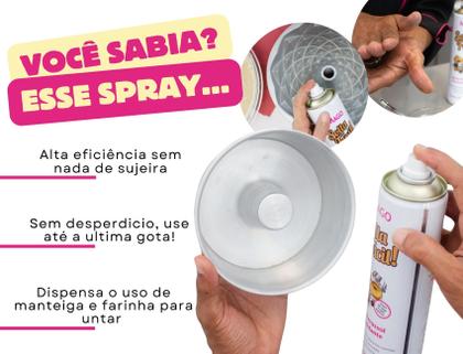 Desmoldante Spray Unta Forma Para Bolos 400ml Marca Mago Unitario Imagem de Desmoldante Spray Unta Forma Para Bolos 400ml Marca Mago Unitario